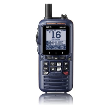 HX890E Class H DSC Handheld VHF With GPS - Navy Blue