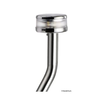 Pole Light with EVOLED 360 Light - Pull-Out Angular Version with Stainless Steel Base, Flat Mounting - 120cm