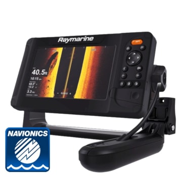 Element 7 HV w/ HV-100 Transom Ducer (Navionics Silver Europe Chart)