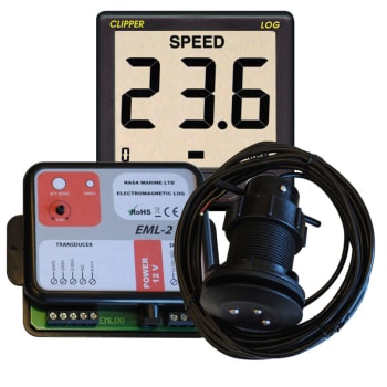 Nasa Electromagnetic Log, data box and Clipper EM Log Display