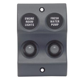 W/proof Switch Panel Micro 2x10mm Led (900-SOP)