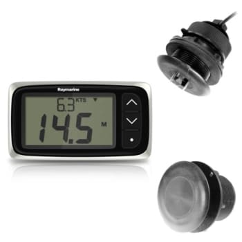 RAYMARINE i40 Bidata Pack c/w P371 + P7 Speed / Temp / Depth Thru Hull Txds (E70145)