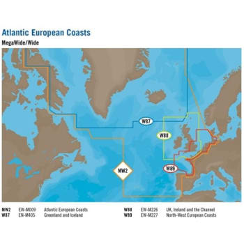 MAX Wide & Megawide Charts - W85 Wide Baltic Sea & Denmark