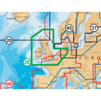 Navionics Gold XL9 Raymarine/SD/Micro SD Format 28X UK And Ireland