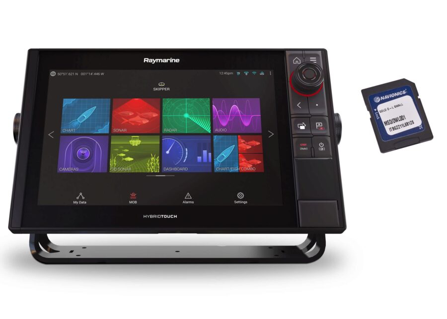 Axiom 12 Pro-S HybridTouch 12 Inch MFD with intergrated High CHIRP Conical Sonar for CPT-S cw Nav+ Small DL