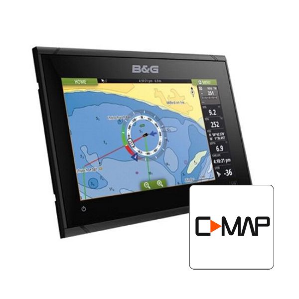 Vulcan 9 FS 9 Inch Multi-Touch Plotter with Built In Forward Looking Sonar Includes North Europe C-Map Chart (000-13214-006)