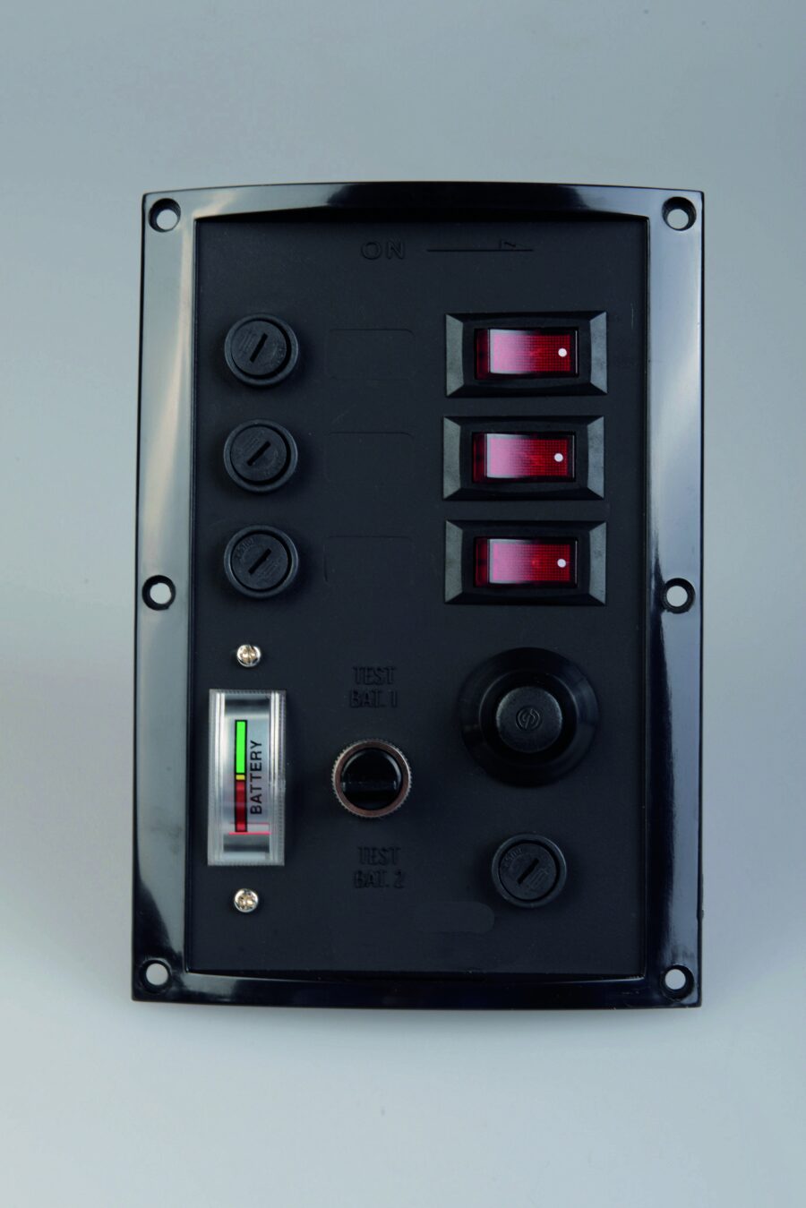 Switch Pan 3 Fuses Black