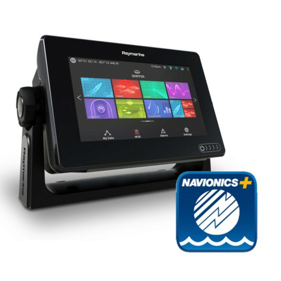 Axiom 7 - 7 Inch Multi Function Display With Navionics Plus Small Download Chart