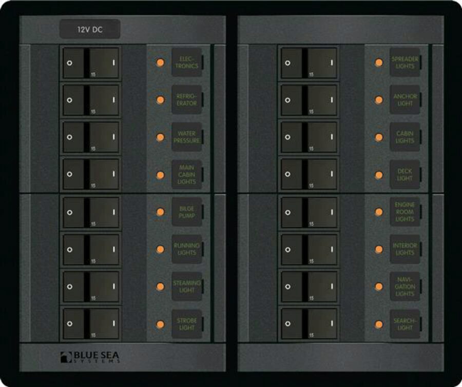 360 Dc Circuit Breaker Panel 16 Pos