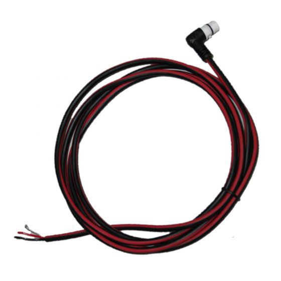 2m STNG R/A Power Cab Bare Wires