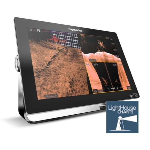 Axiom 12 RV - 12 Inch Display With RealVision 3D Sounder (No TR) And LightHouse Download Chart (E70369-00-202)
