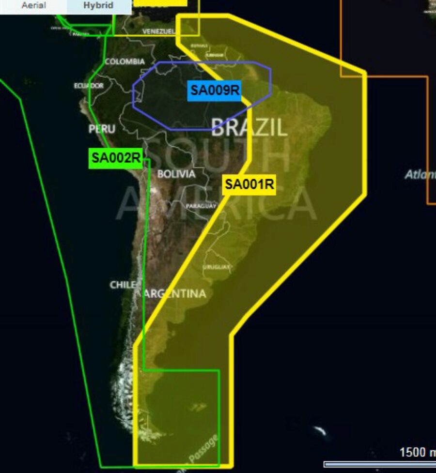 G2 - Reg Sd - Hxsa001r - South America East Coast