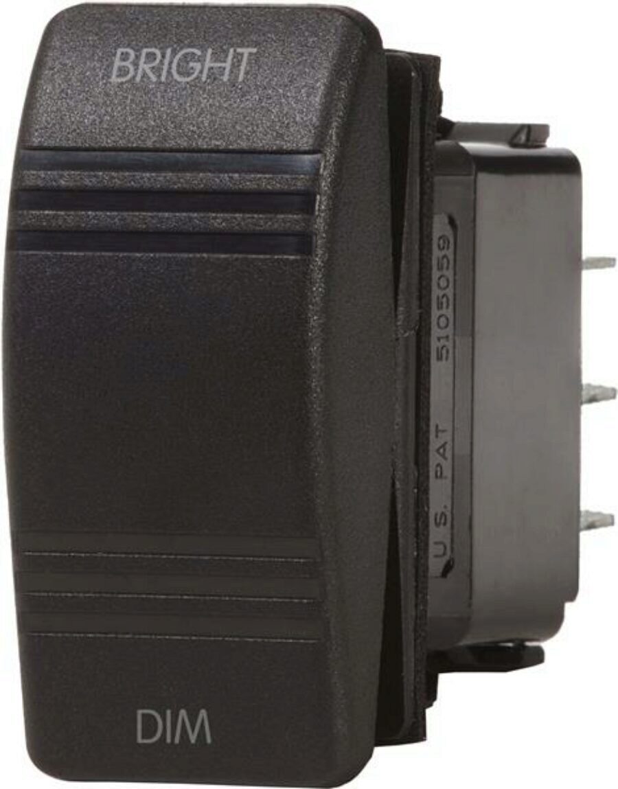 Dimmer Switch On/off/on Black