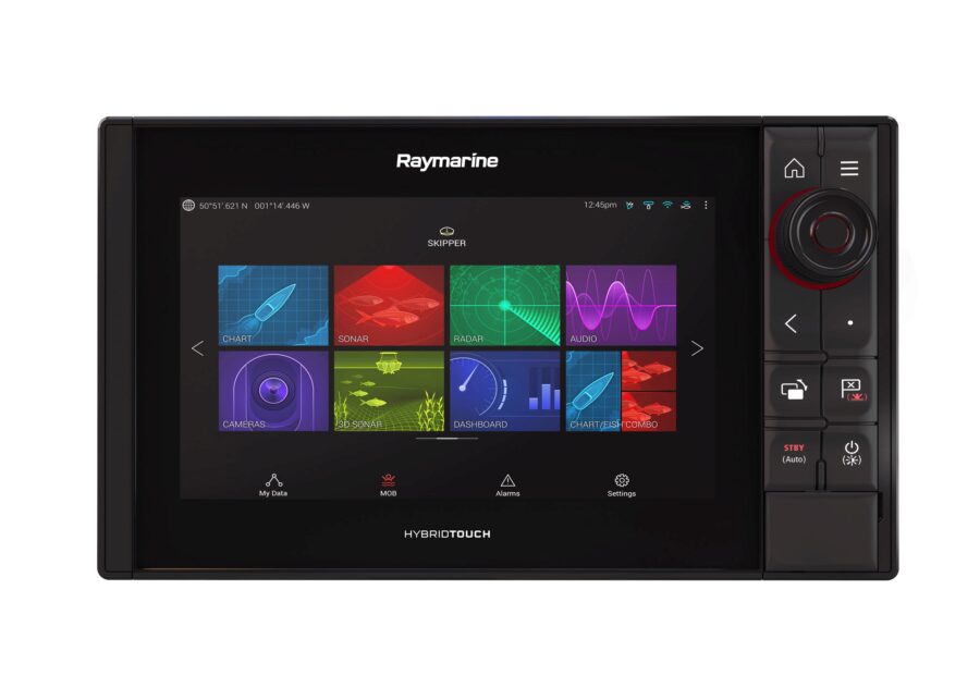 Axiom 9 Pro-S HybridTouch 9 Inch MFD with intergrated High CHIRP Conical Sonar for CPT-S