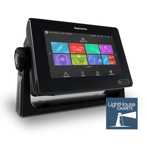 Axiom 7 DV - 7 Inch Display With DownVision Sounder (No TR) With LightHouse Download Chart (E70364-00-202)