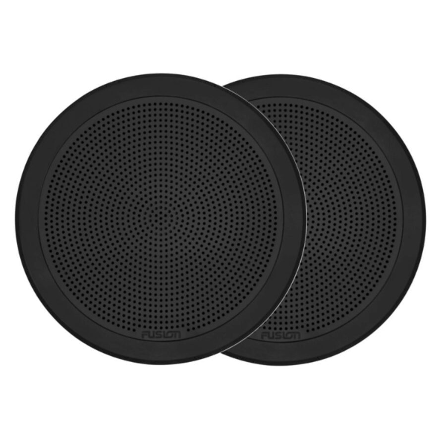 FM-F77RW Flush Mount Marine Speaker 200W 7.7 Inch Round In Black