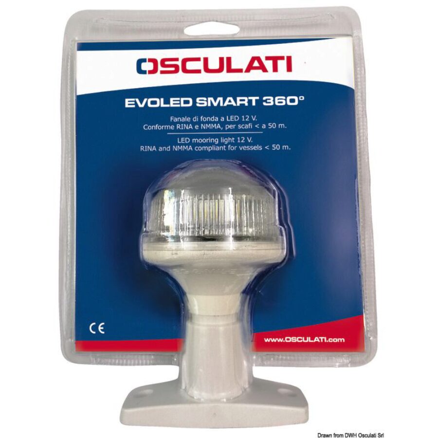 Evoled Smart 360 LED mooring light - White