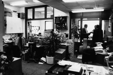 Support staff at Parliament House, 1985