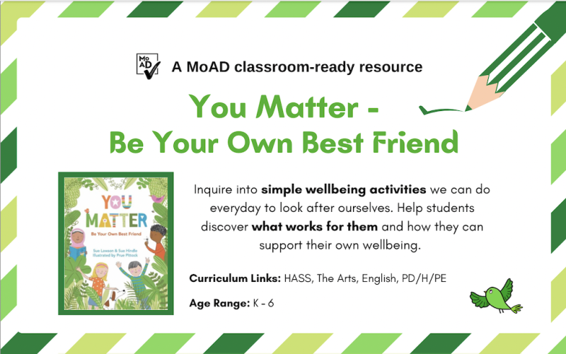 Image of book cover of the book You Matter - be your own best friend