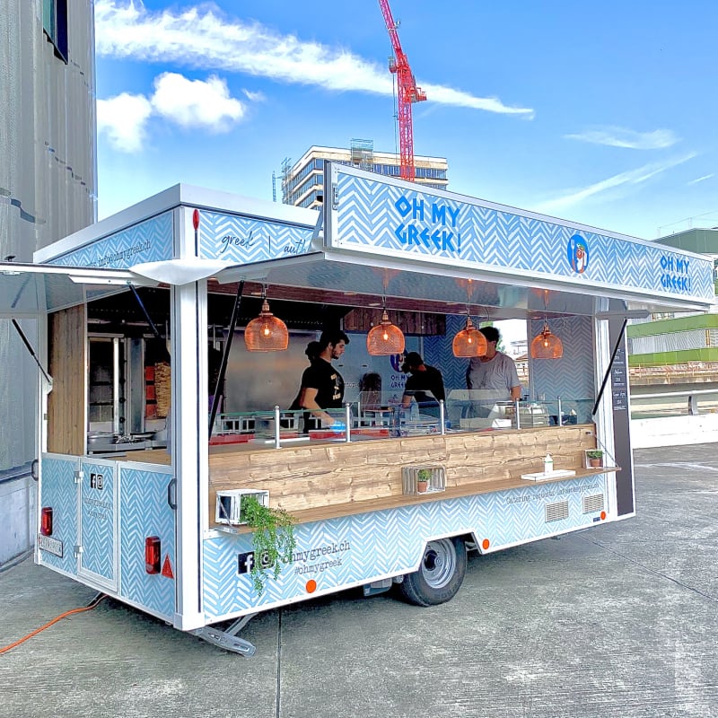 Oh My Greek - Food Trucks und Catering in Oh My Greek, 1, Kalkbreitestrasse, Werd, Kreis 4, Zurich, District de Zurich, Zurich, 8003, Suisse