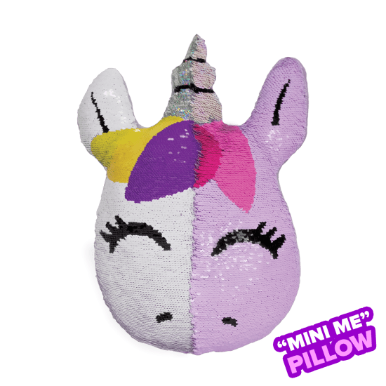 unicorn pillows with sequins