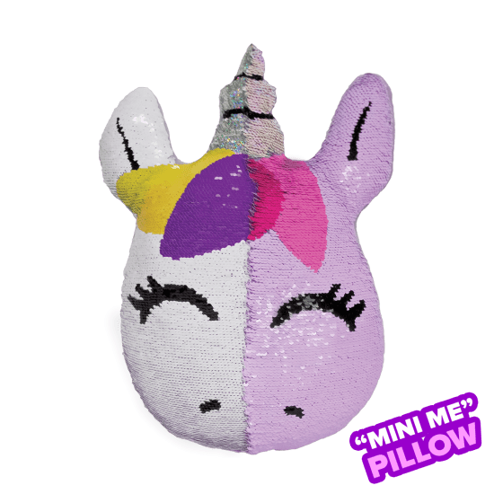 Mini Unicorn Reversible Sequin Pillow 