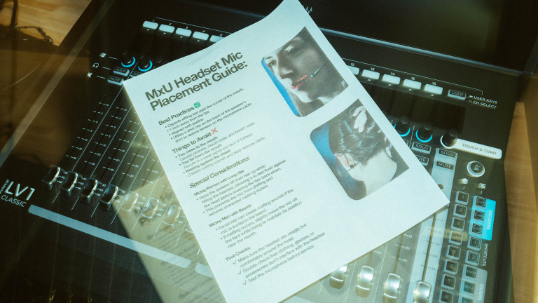 Headset Microphone Placement Guide