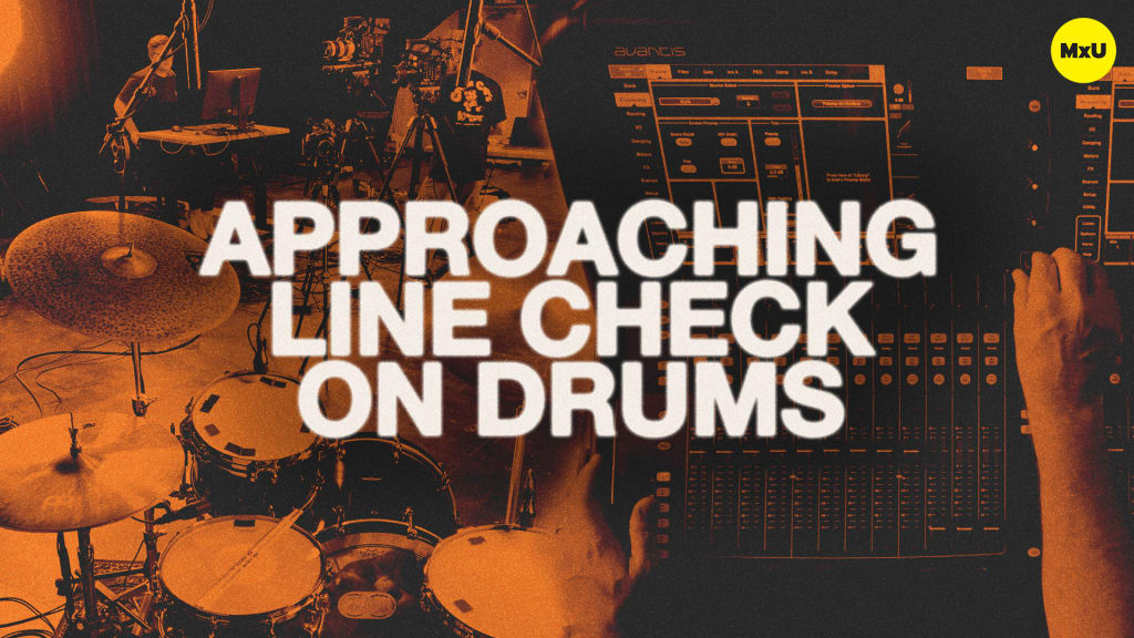Approaching Line Check for Drums
