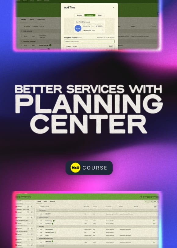 Better Services with Planning Center