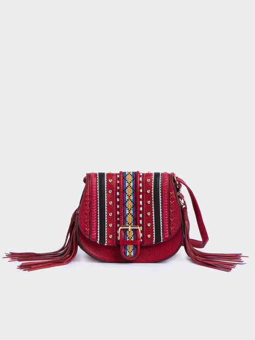 Red Kate Embroidered Saddle Bag | Nobody's Child