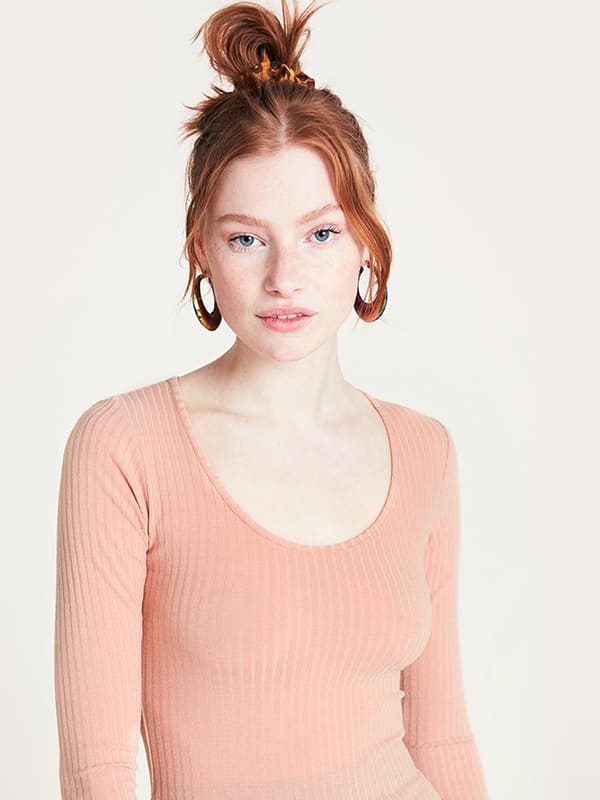 Pink Lucie Ballet Rib Top