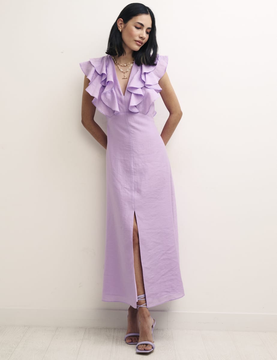 Lilac Coco Midi Dress