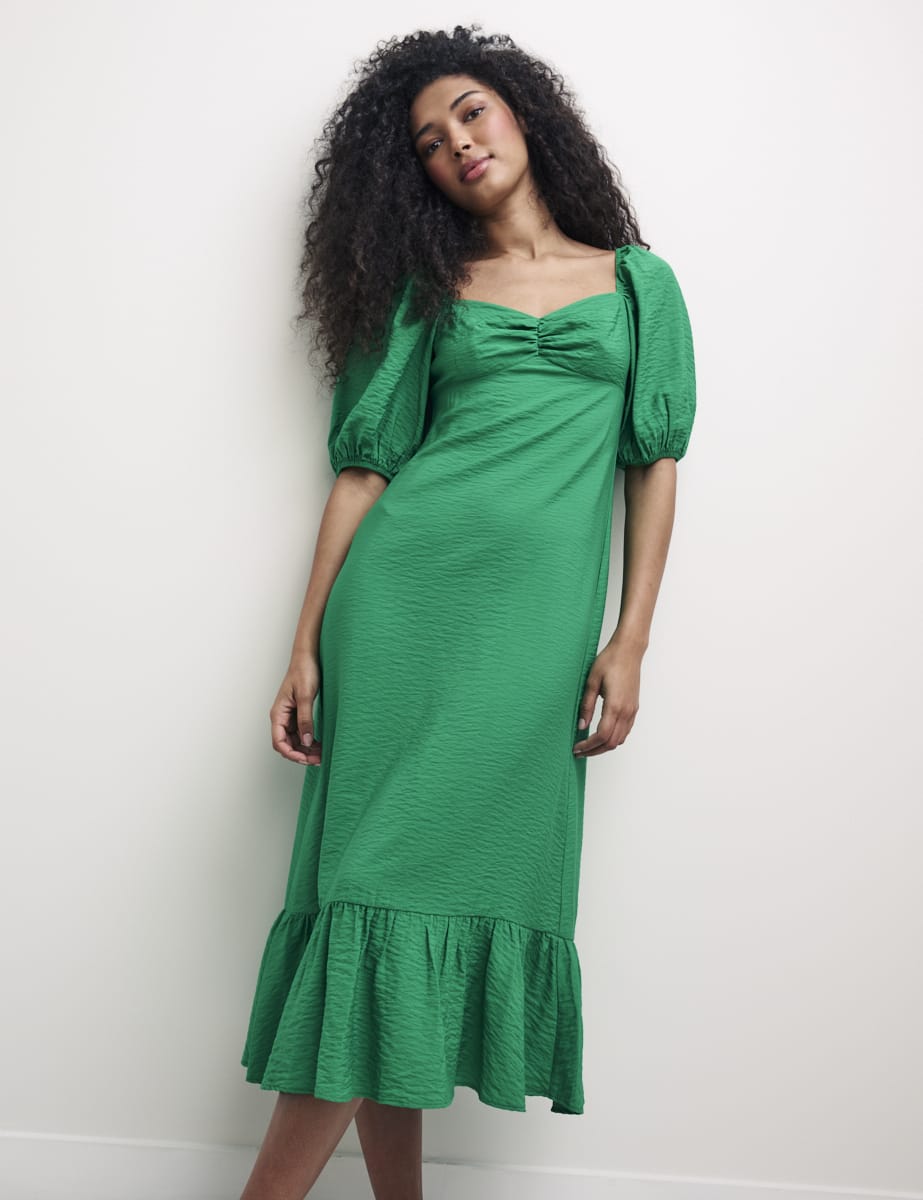 Green Darcie Midi Dress