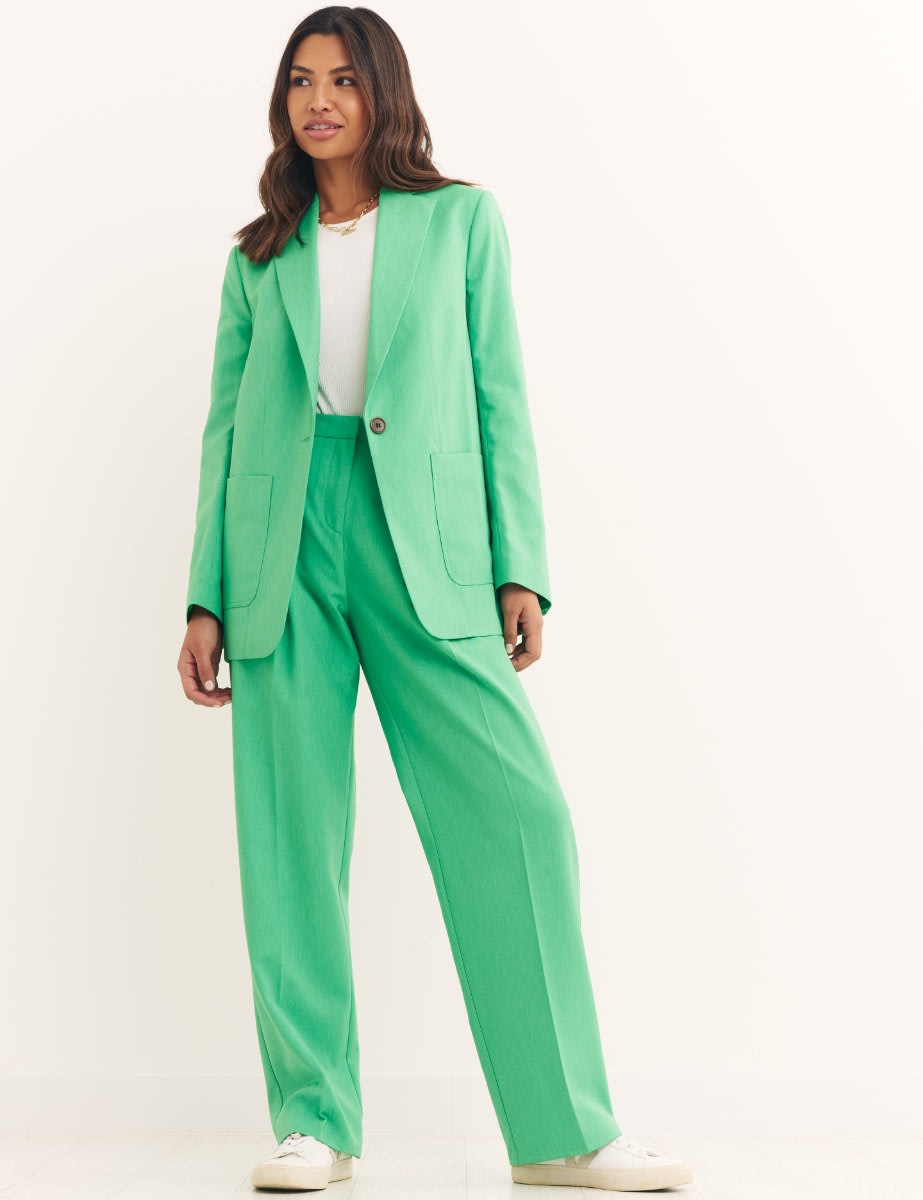Green Tailored Bonnie Blazer