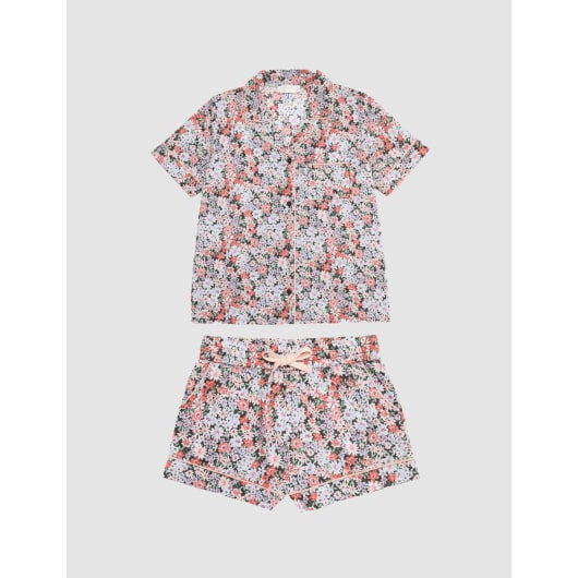 Floral Short Sleeve PJ Short Set | Nobody's Child