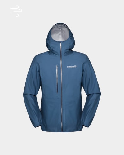 Norrona cheap rain jacket