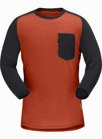 驚きの価格が実現！ Norrøna skibotn Norrøna® - Men for T-shirt 3/4 wool その他