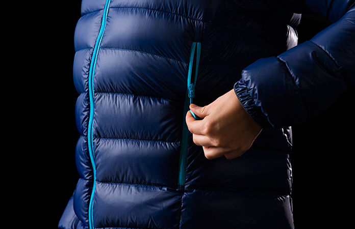 Norrøna lyngen lightweight down750 jacket - pockets