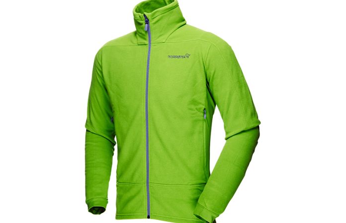 Norrona falketind warm1 jacket with polartec stretch fleece for men