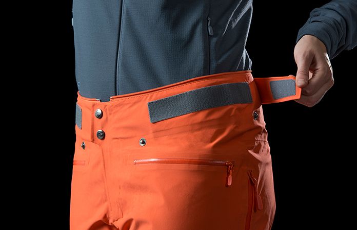 Norrøna lyngen driflex3 ski touring pants - waist adjustment