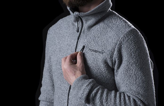 Norrona svalbard wool jacket for men
