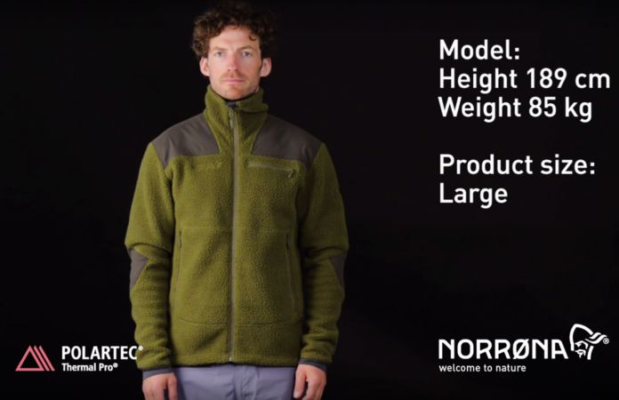 Norrona silent hunting finnskogen fleece jacket Polartec