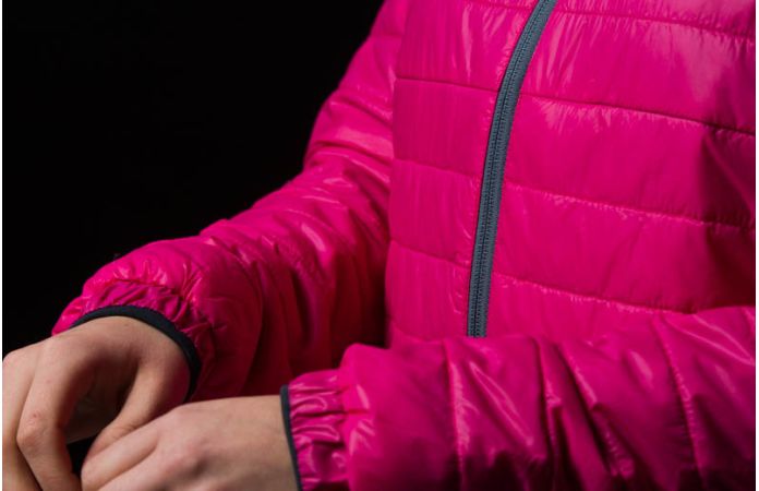 Norrøna falketind primaloft60 jakke til dame i rosa