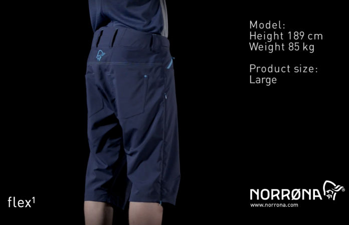Norrona fjora lightweight mountainbike shorts blue
