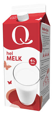 Q Helmelk er den ekte og naturlige helmelken.