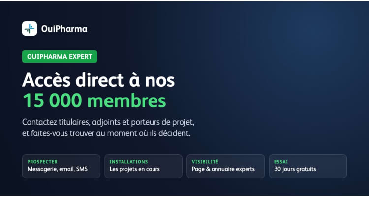 Experts de la pharmacie : développez votre activité avec OuiPharma Expert