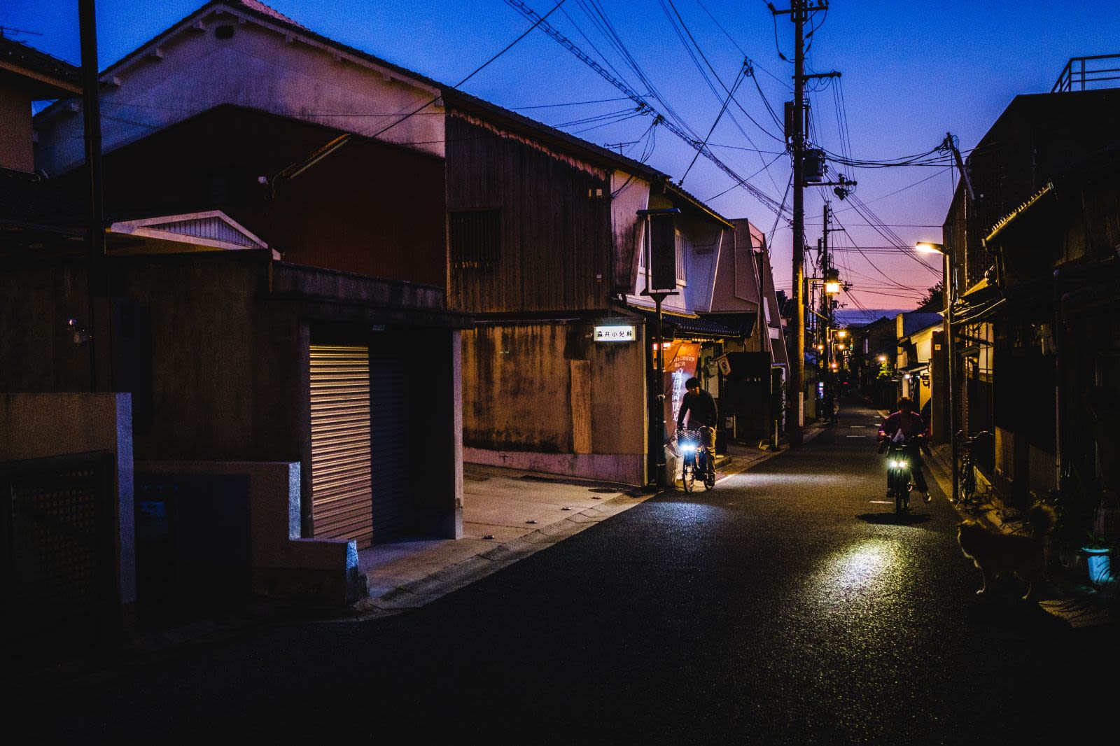 Casual autumn night.