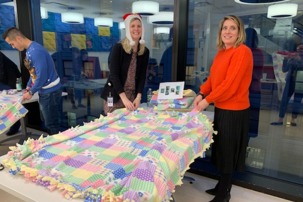 Make No-Sew Blankets at Home for Children in Need