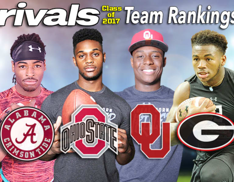 team recruiting rankings Tide on top