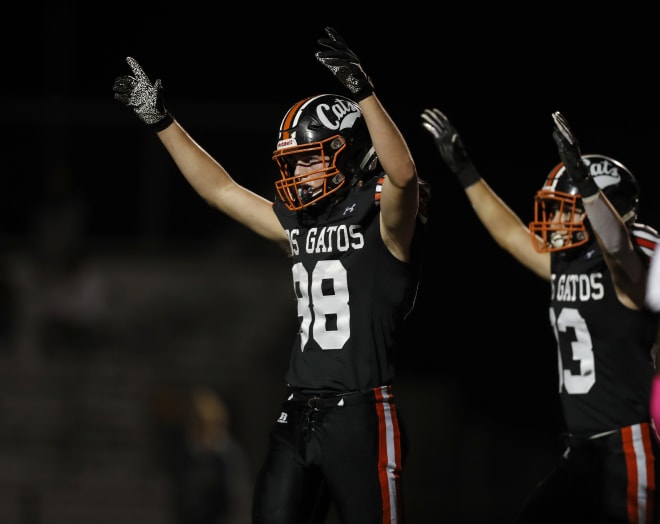 Los Gatos (Calif.) High defensive end and Notre Dame commit Will Schweitzer